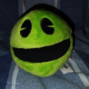 Green PAC-MAN Plush Toy